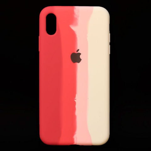 Cozy Rainbow Silicone Case for Apple iphone XR