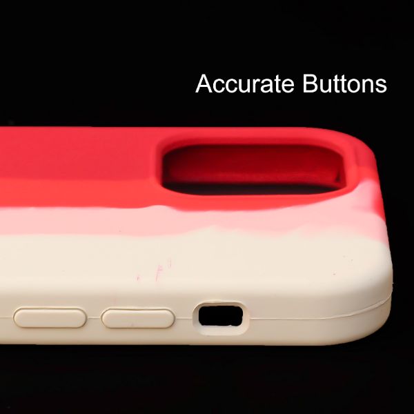 Red Iphone Apple White Silicone Case Iphone 11 Apple IPhone 11 Pro