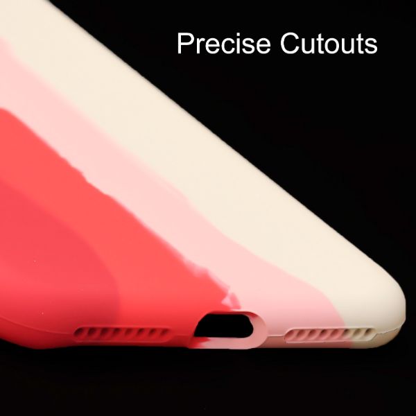 Cozy Rainbow Silicone Case for Apple iphone 7 Plus