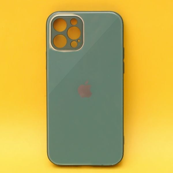 Dark green camera Safe mirror case for Apple Iphone 12 Pro Max