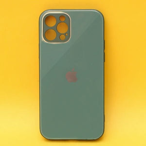 Dark green camera Safe mirror case for Apple Iphone 12 Pro Max