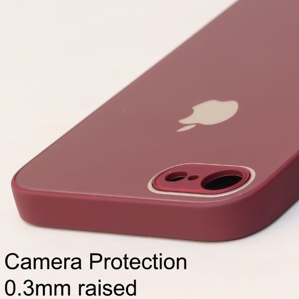 Mehroon camera Safe mirror case for Apple Iphone 8