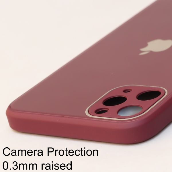 Mehroon camera Safe mirror case for Apple Iphone 12 Pro