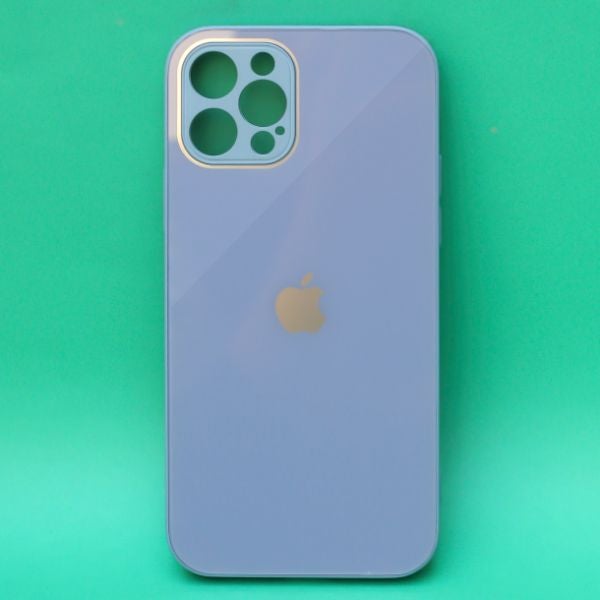 Blue camera Safe mirror case for Apple Iphone 12 Pro Max