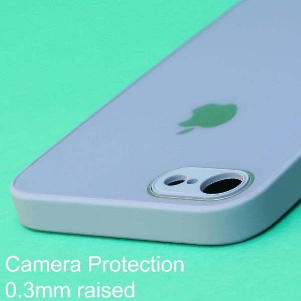 Blue camera Safe mirror case for Apple Iphone 7