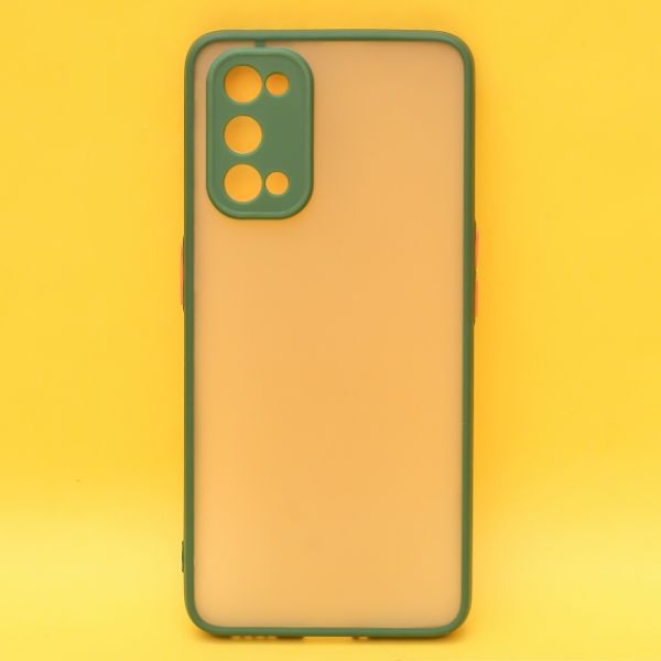 Dark Green Smoke Camera Safe case for Realme X7 Pro