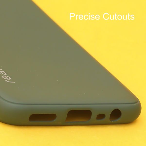 Dark Green Silicone Case for Realme C3