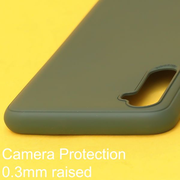 Dark Green Silicone Case for Realme C3