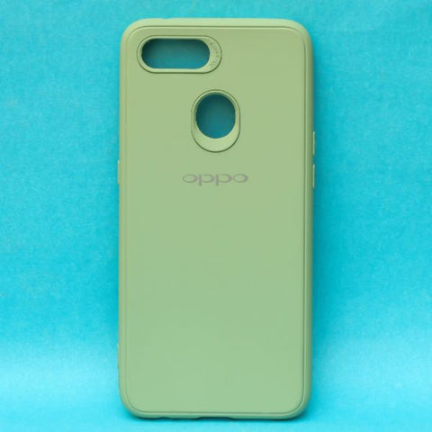 Light Green Silicone Case for Oppo F9 Pro