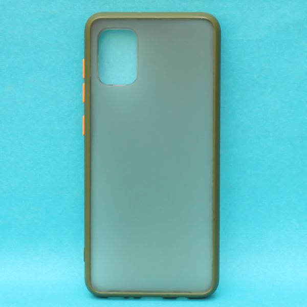 Green Smoke Silicone Safe case for Samsung A51