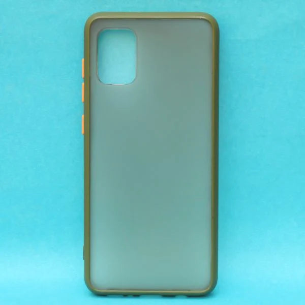 Green Smoke Silicone Safe case for Samsung A71