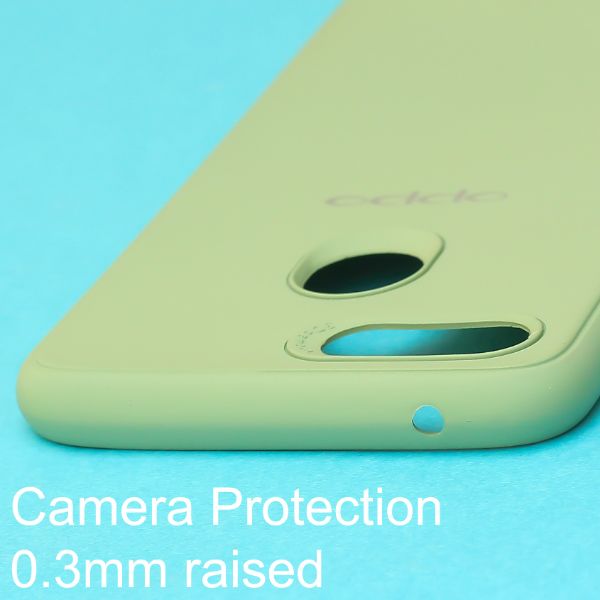 Light Green Silicone Case for Oppo F9 Pro