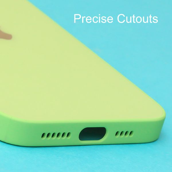 Light green camera Safe mirror case for Apple Iphone 14 Pro Max