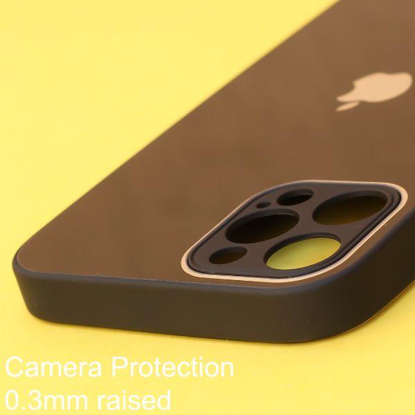Black camera Safe mirror case for Apple Iphone 12 Pro