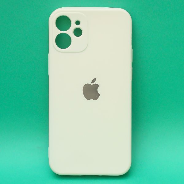 White Candy Silicone Case for Apple Iphone 12 Mini