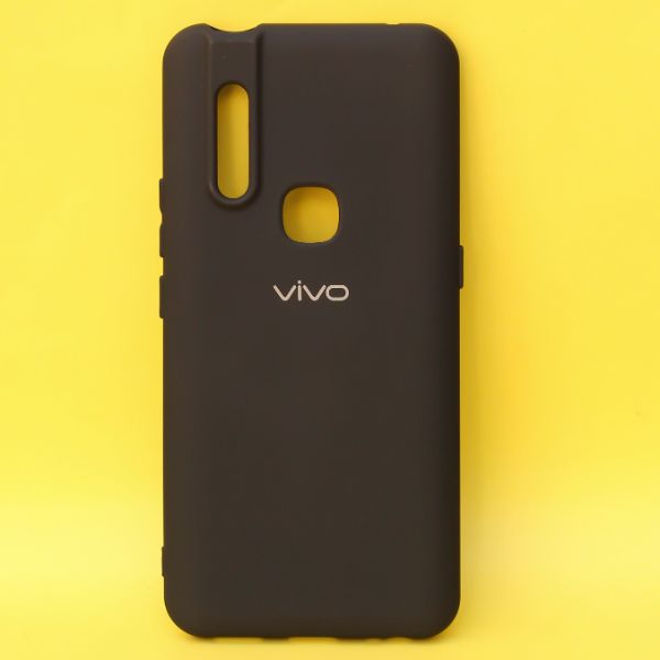 Black Silicone Case for Vivo v15