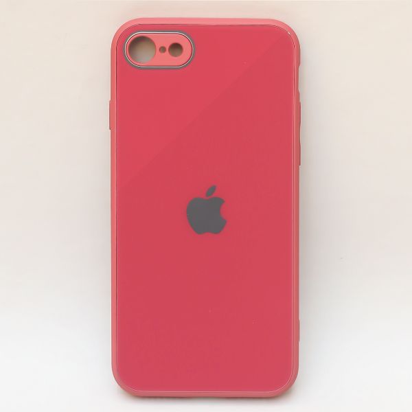 Red camera Safe mirror case for Apple Iphone 8