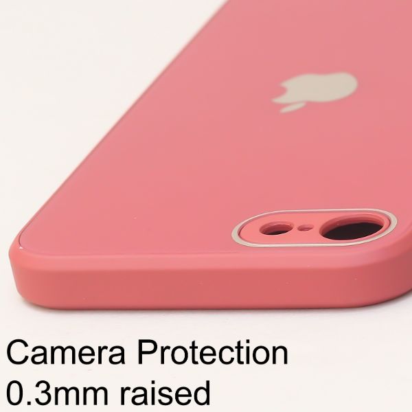 Red camera Safe mirror case for Apple Iphone 8