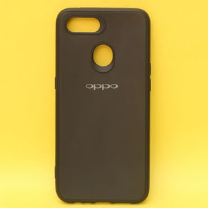 Black Silicone Case for Oppo F9 Pro