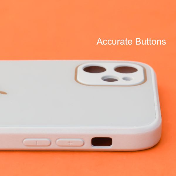 Grey camera Safe mirror case for Apple Iphone 12 Mini