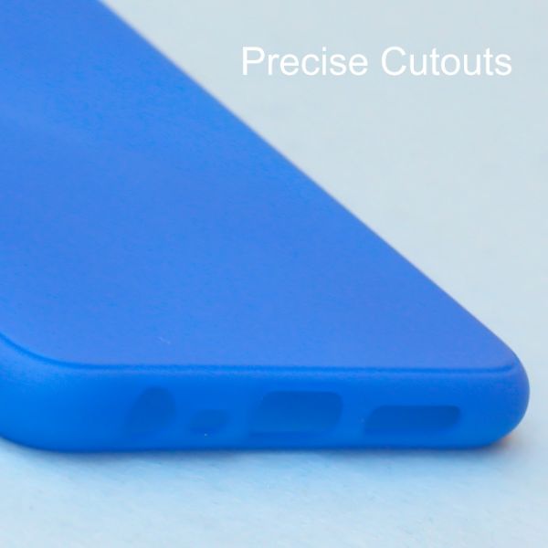 Dark Blue Silicone Case for Oppo F9 Pro