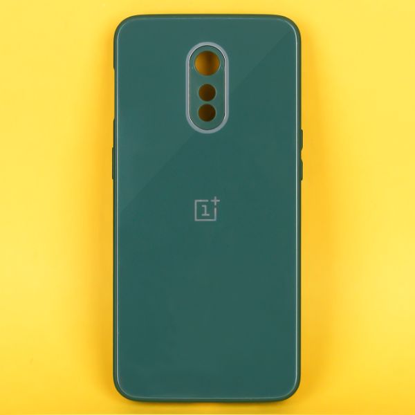 Dark green camera Safe mirror case for Oneplus 7