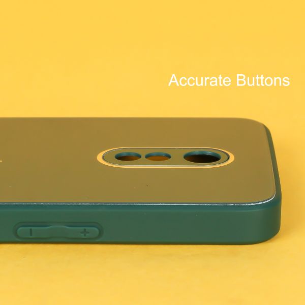 Dark green camera Safe mirror case for Oneplus 7