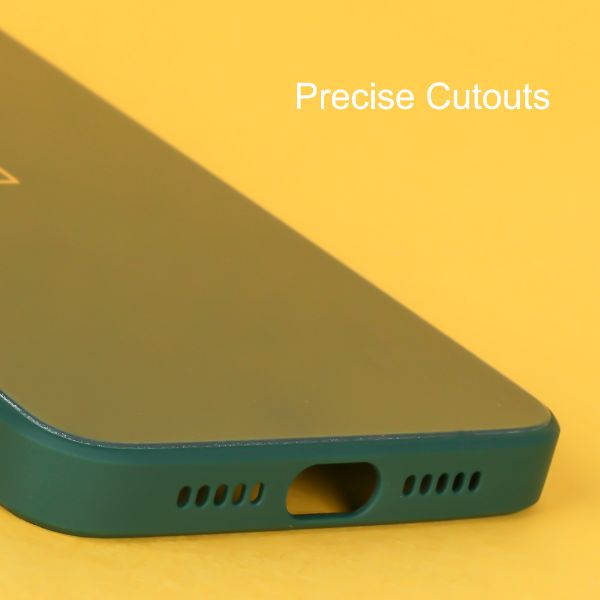 Dark green camera Safe mirror case for Oneplus 7