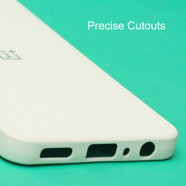 White camera Safe mirror case for Oneplus Nord CE 2
