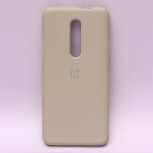 Brown Original Silicone case for Oneplus 7 Pro