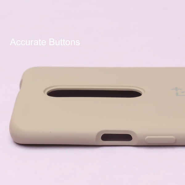 Brown Original Silicone case for Oneplus 7 Pro