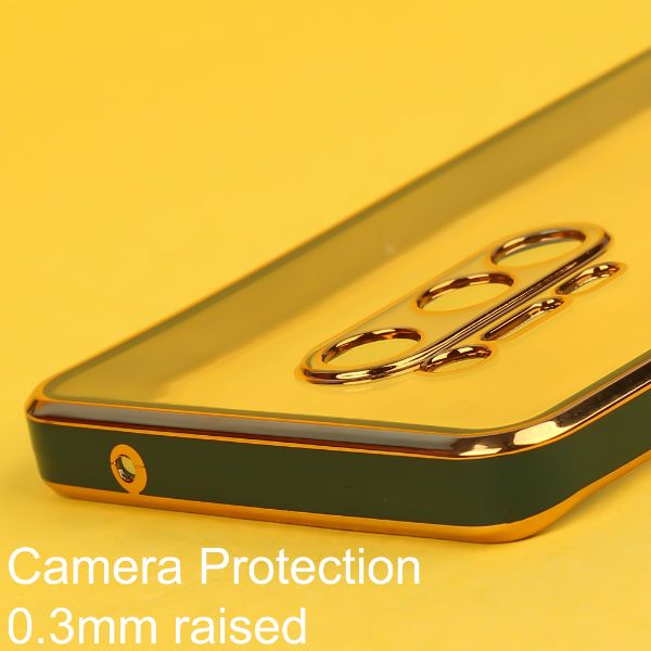 Dark Green Electroplated Transparent Case for Oneplus 8 Pro
