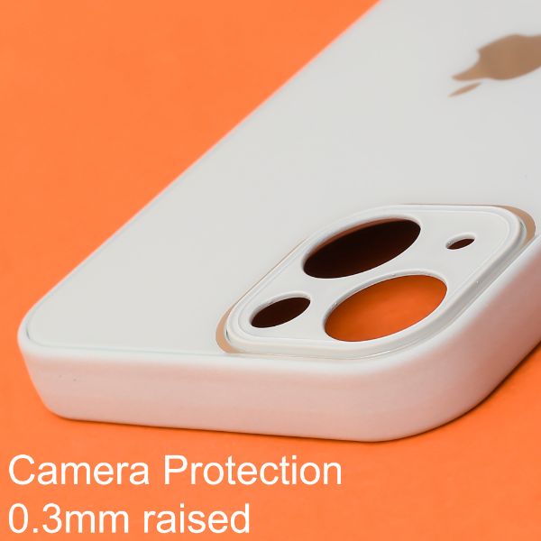 Grey camera Safe mirror case for Apple Iphone 13