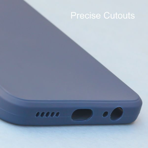 Dark Blue Candy Silicone Case for Redmi Note 9