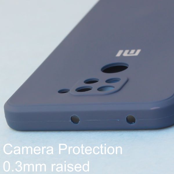 Dark Blue Candy Silicone Case for Redmi Note 9