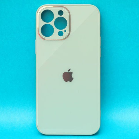 Sea Green camera Safe mirror case for Apple Iphone 14 Pro
