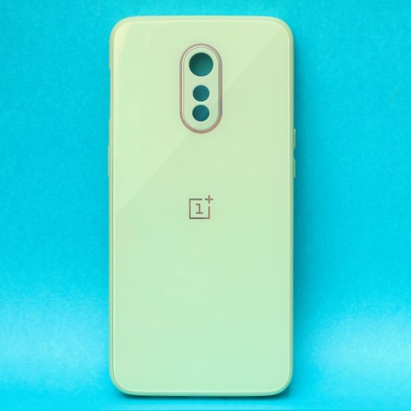Light Green camera Safe mirror case for Oneplus 7