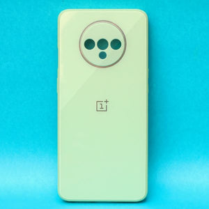 Light Green camera Safe mirror case for Oneplus 7T