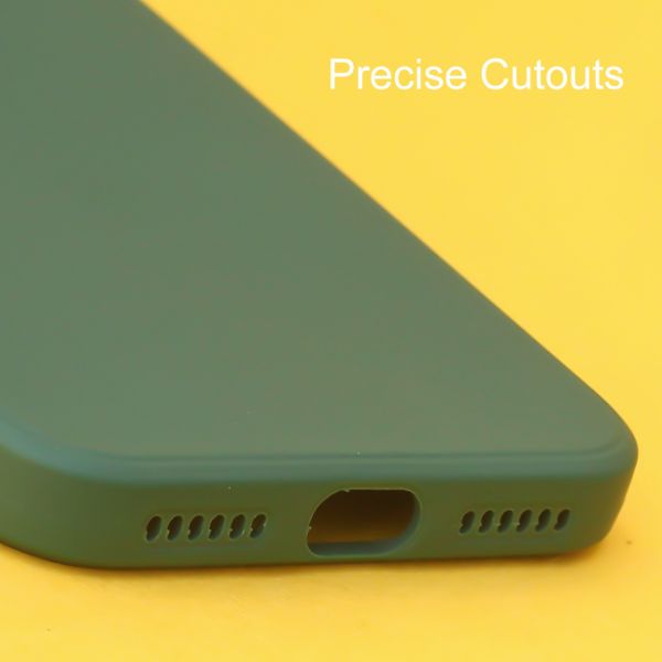 Dark Green Candy Logo Cut Silicone Case for Apple Iphone X/xs