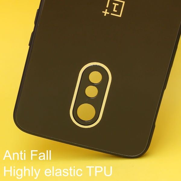 Black camera Safe mirror case for Oneplus 6t