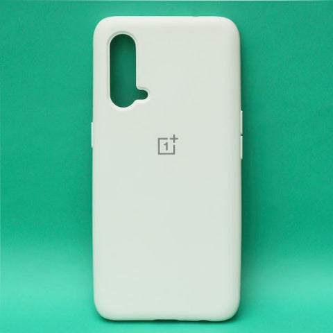 White Original Silicone case for Oneplus Nord CE