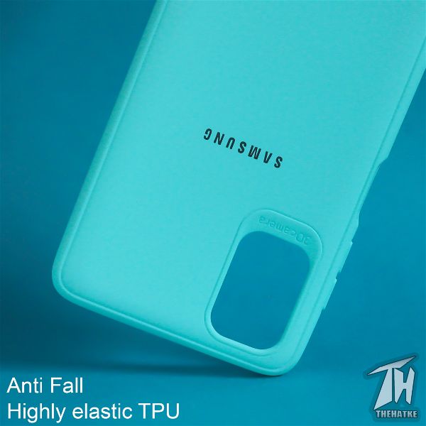 Light Blue Silicone Case for Samsung M31s