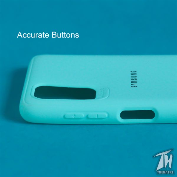 Light Blue Silicone Case for Samsung M31s