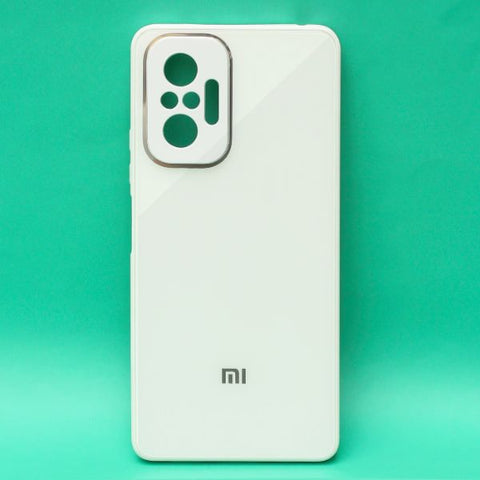 White camera Safe mirror case for Redmi Note 10 pro Max