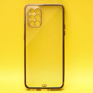 Black Electroplated Transparent Case for Oneplus 8T