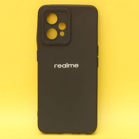 Black Spazy Silicone Case for Realme 9 pro