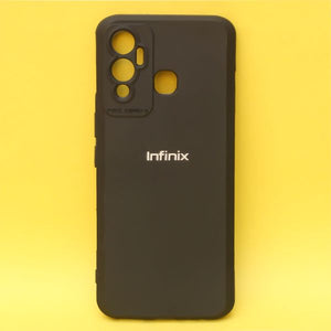 Black Spazy Silicone Case for Infinix Hot 12 Play