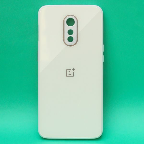White camera Safe mirror case for Oneplus 6t