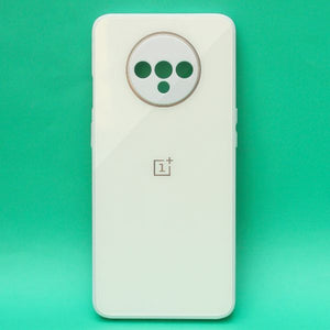 White camera Safe mirror case for Oneplus 7T