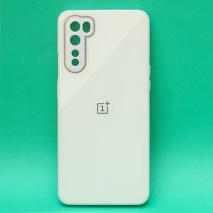 White camera Safe mirror case for Oneplus Nord